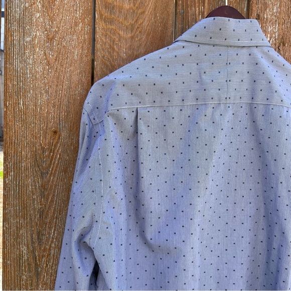 JOS A BANK 1905 Men’s Blue Dress Shirt Tailored Fit Non-Iron Long Sleeve 16.5 36 - Picture 10 of 10